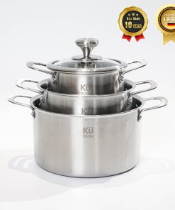 Bộ nồi inox cao cấp KUCHEN (LFGB) KU 3326