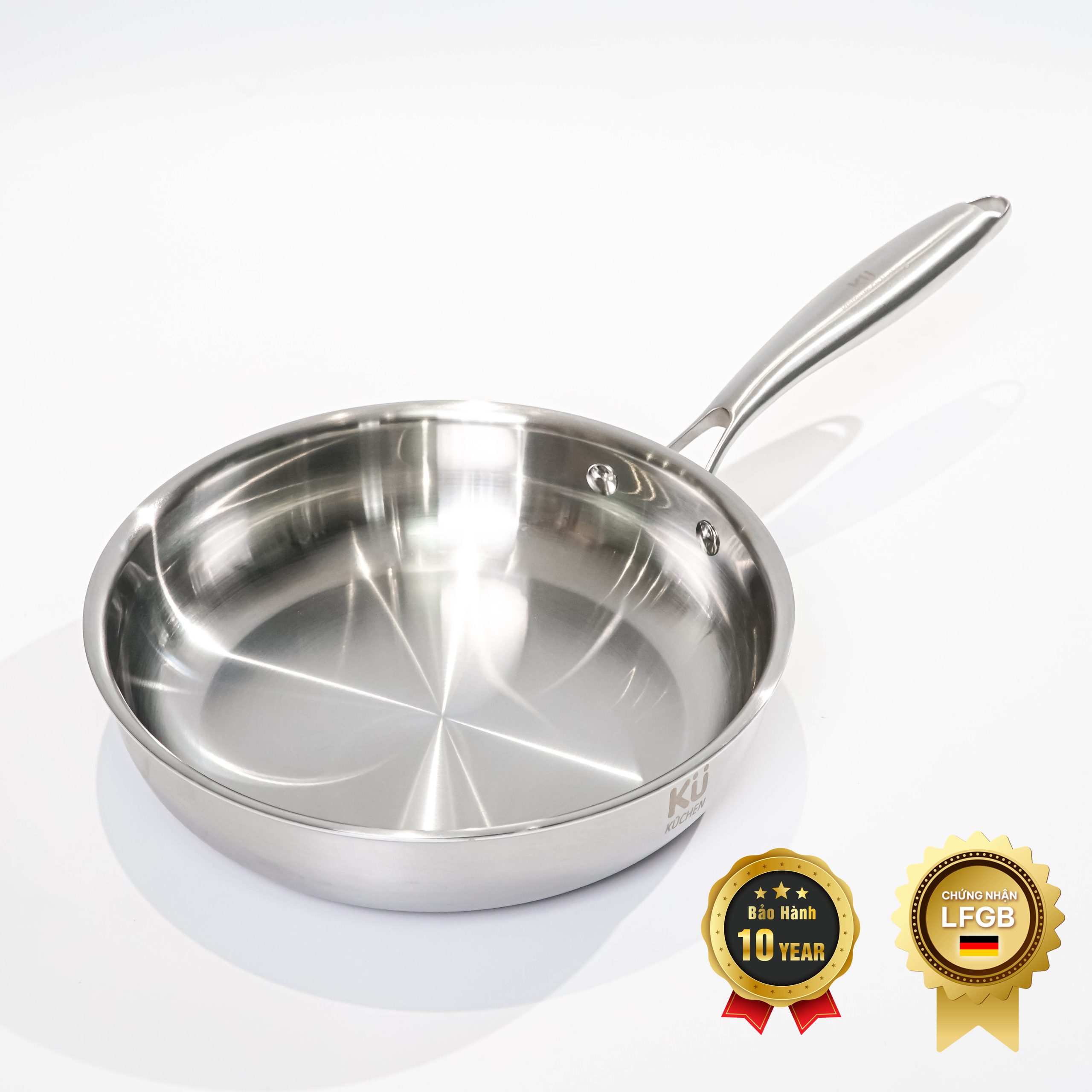 Bộ nồi inox cao cấp KUCHEN (LFGB) KU 3326