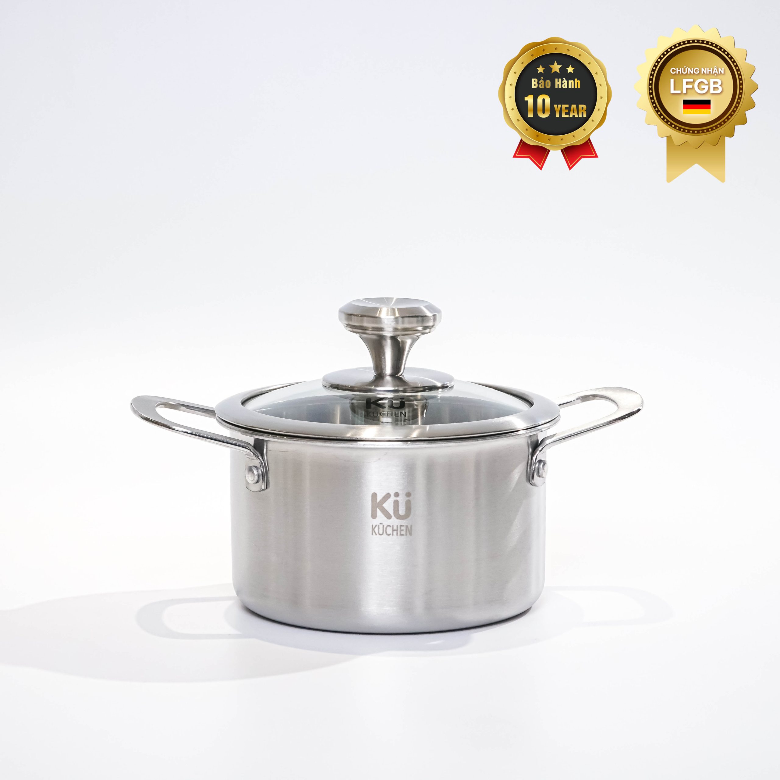 Bộ nồi inox cao cấp KUCHEN (LFGB) KU 3326
