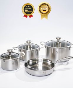 Bộ nồi inox cao cấp KUCHEN (LFGB) KU 3326