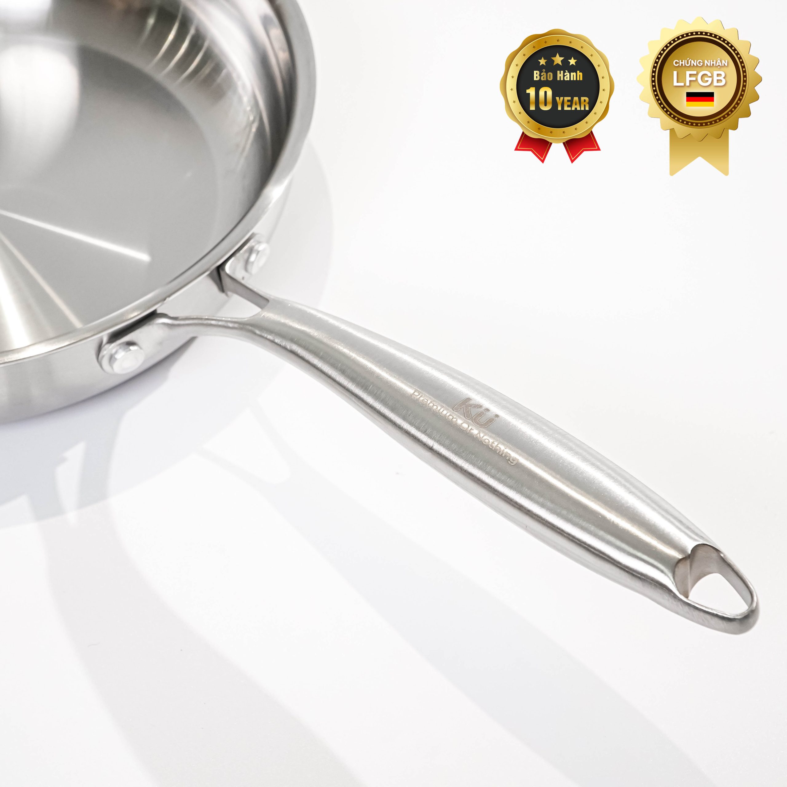 Bộ nồi inox cao cấp KUCHEN (LFGB) KU 3326