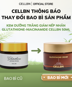 Kem Dưỡng Trắng Giảm Nếp Nhăn Glutathione CELLBN Hỗ trợ đều màu và cấp ẩm cho da 50g