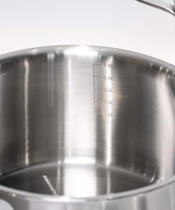 Nồi inox cao cấp KU 3326 size 20 có nắp (LFGB)