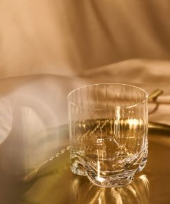 Ly uống nước và whisky pha lê 410ml Bohemia Royal Crystal Set 6 ly – MODEL: Barware Trio Waterfall 410ml