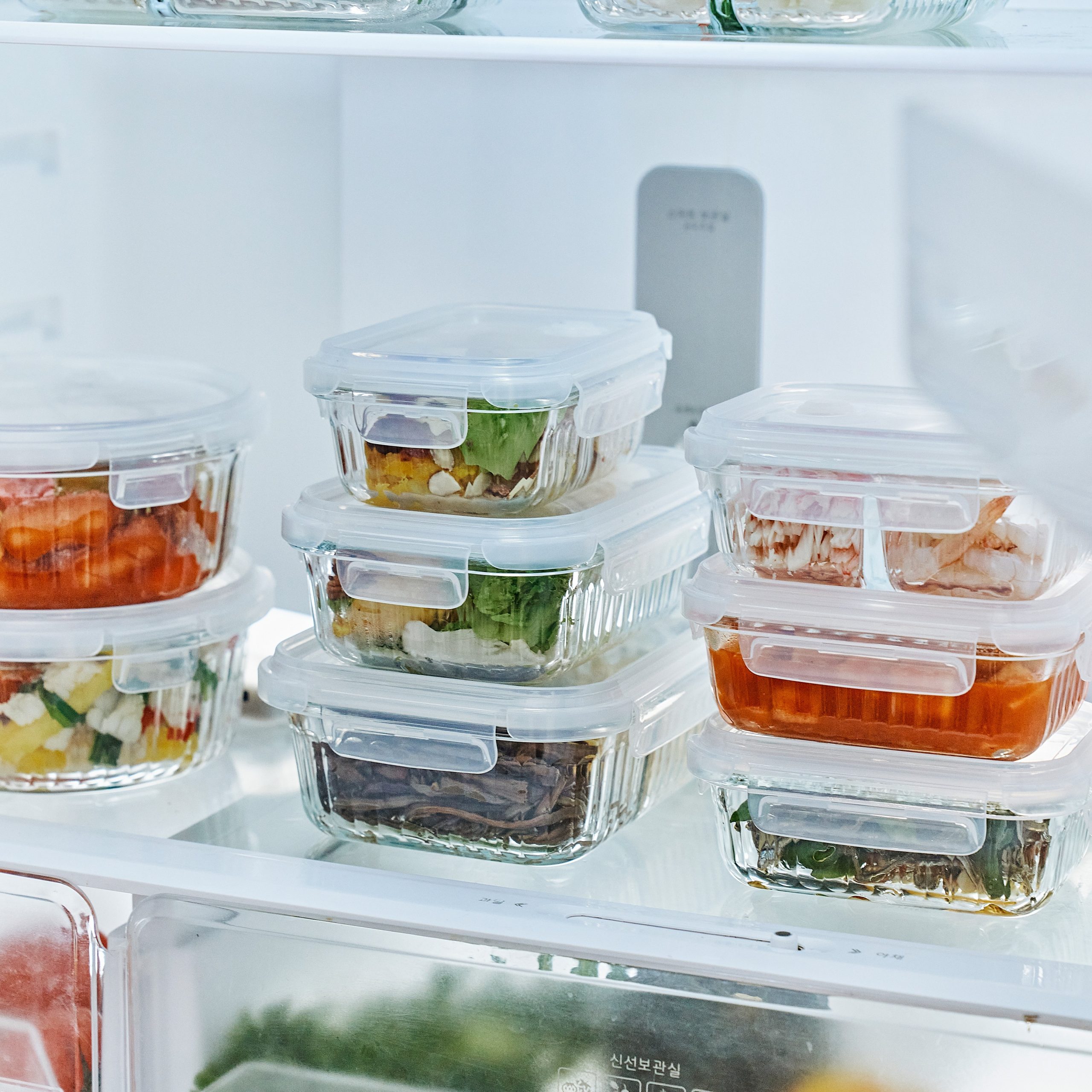 Hộp đựng thực phẩm thủy tinh 3 ngăn Wavelock V 1040ML_364371