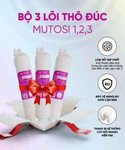 Trọn bộ 3 lõi lọc thô đấu nhanh & 6 lõi chức năng MQ-PROMAX