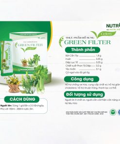 Bột cần tây sấy lạnh Green Filter Celery – Bổ sung chất xơ, thanh lọc cơ thể, giảm cholesterol 30 gói