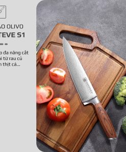 Dao thép carbon OLIVO Steve S1