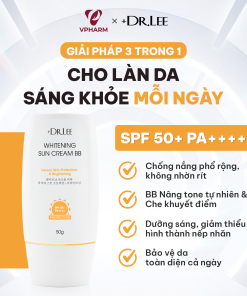 Kem Chống Nắng +Dr.lee BB Nâng Tone Trắng Sáng SPF50+/PA++++ Bakuchiol 98% (50g)