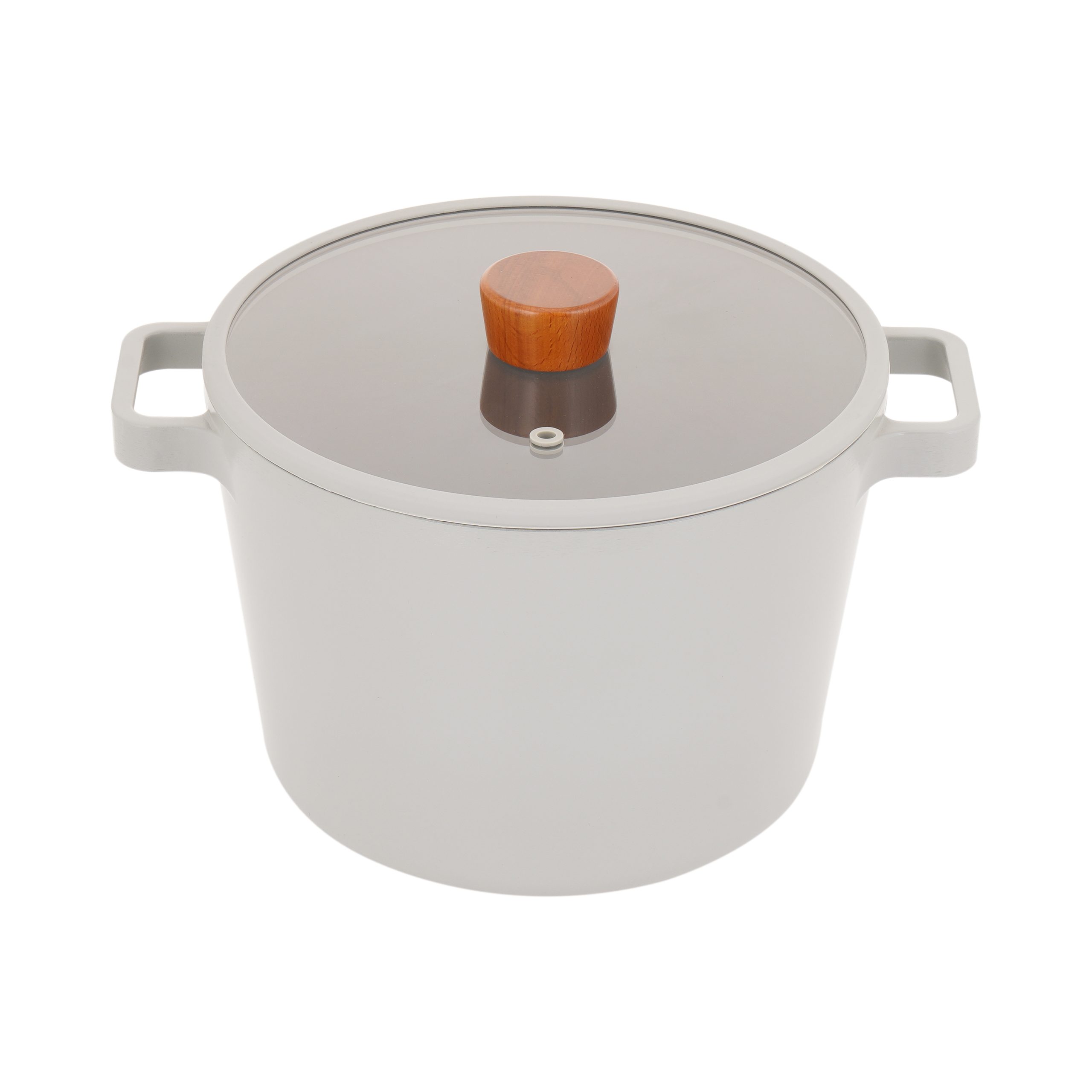 Nồi Hàn Quốc sâu lòng FIKA Reserve 22cm, đáy từ toàn bộ, nắp kính, màu xanh xám_365133