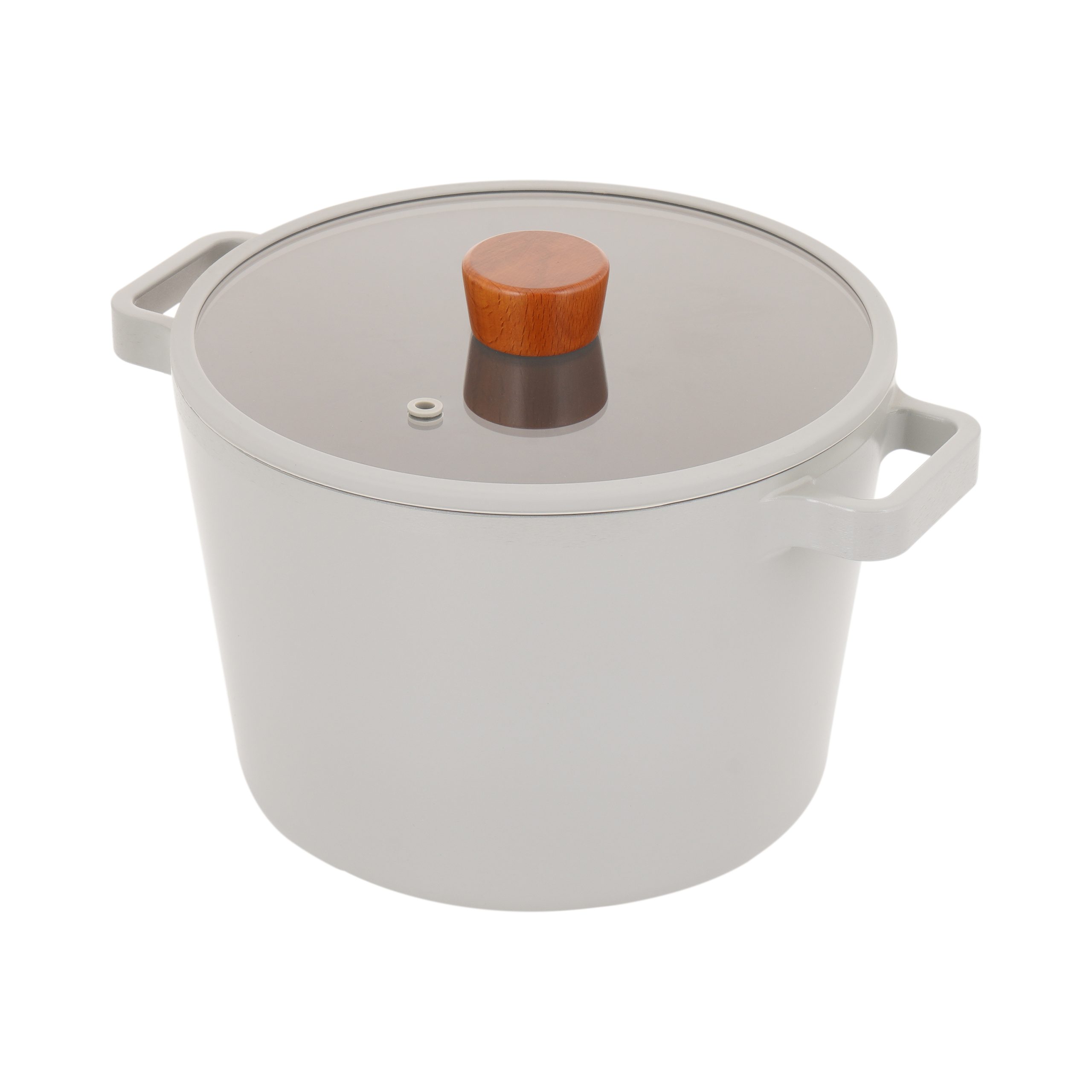 Nồi Hàn Quốc sâu lòng FIKA Reserve 22cm, đáy từ toàn bộ, nắp kính, màu xanh xám_365133