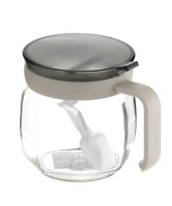 Hũ thủy tinh đựng gia vị có thanh gạt kèm muỗng dung tích 420ml_376064