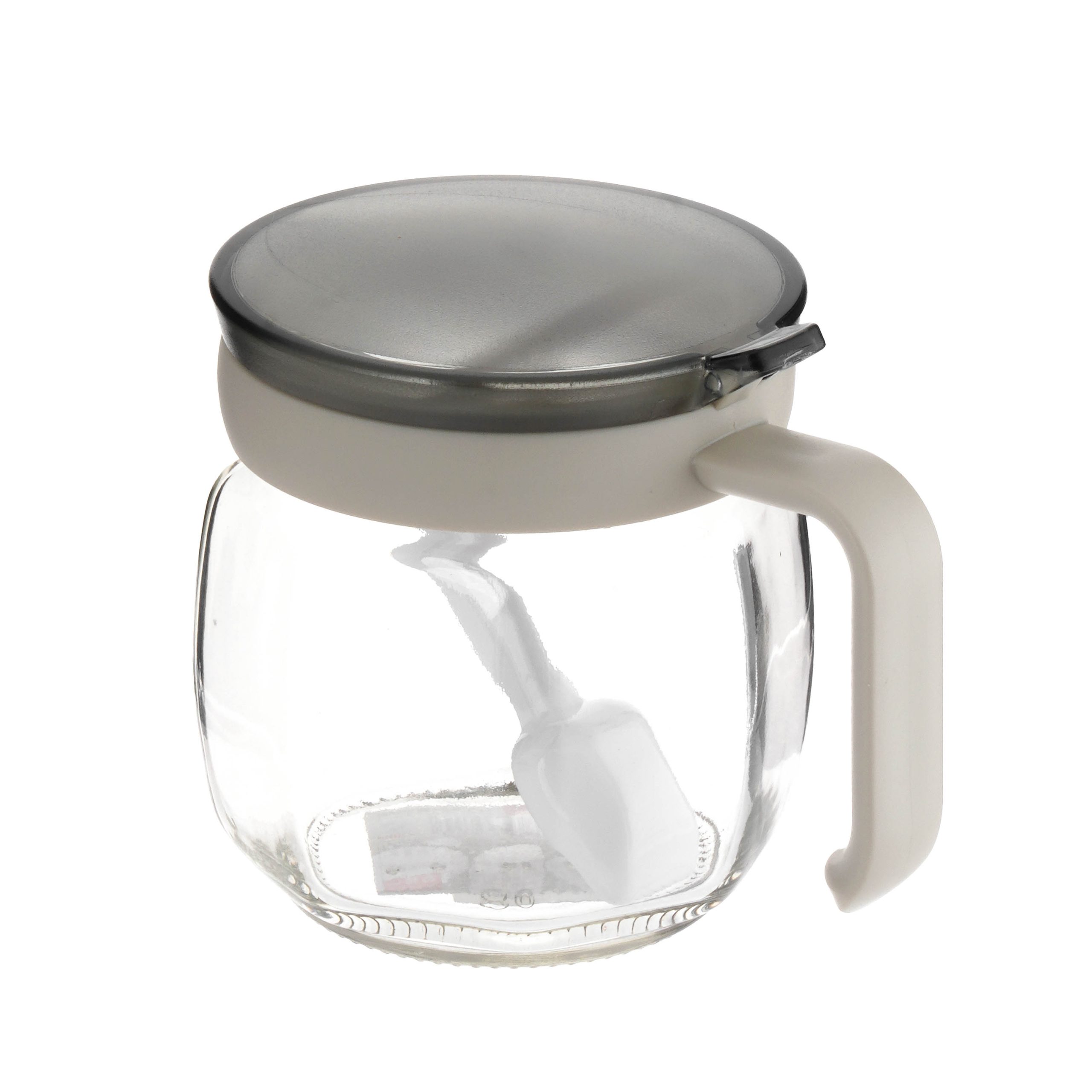 Hũ thủy tinh đựng gia vị có thanh gạt kèm muỗng dung tích 420ml_376064