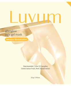 Mặt nạ thạch quả yuja LUVUM Afterglow Yuja Gel Mask giúp dưỡng trắng da (hộp 5 miếng x 33g)