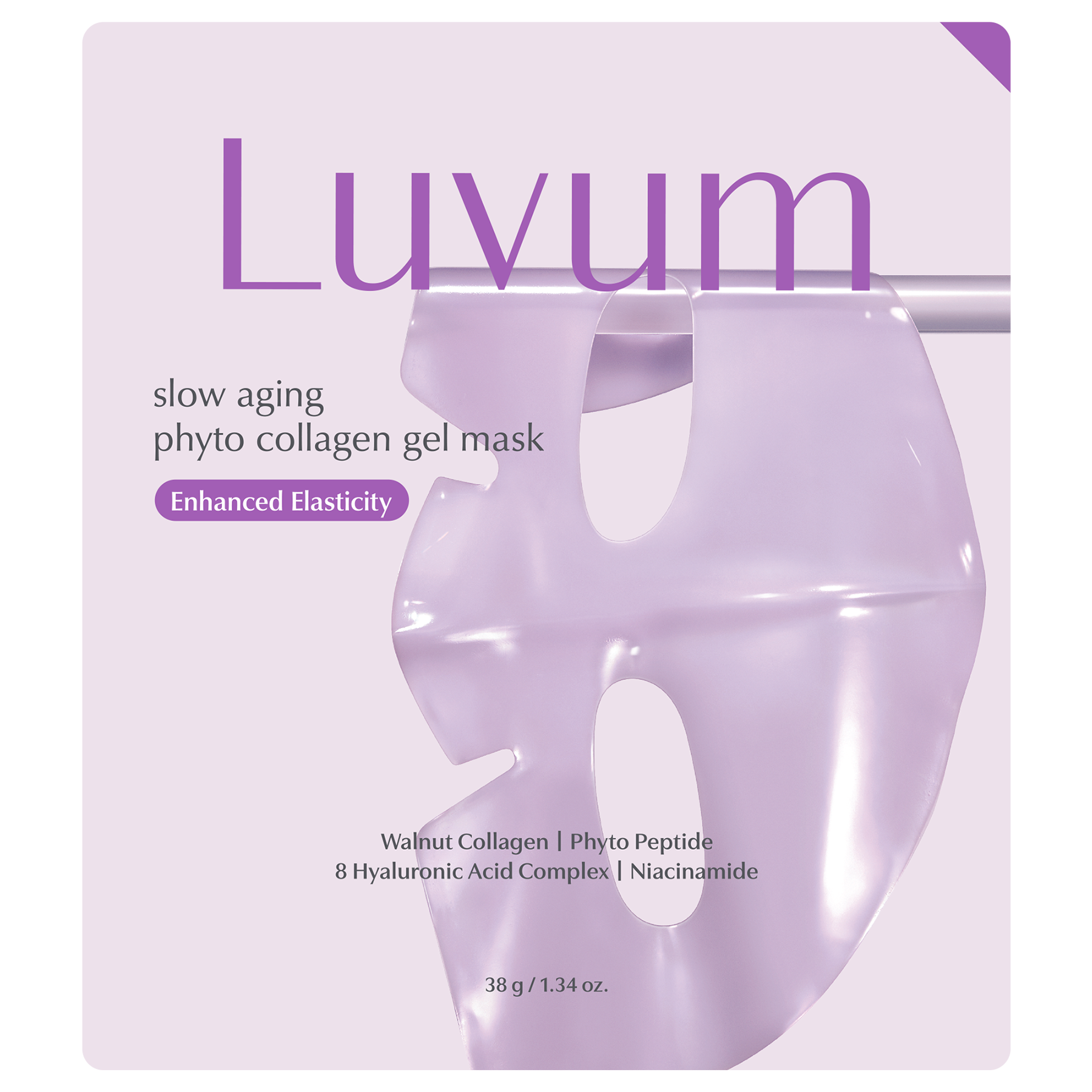 Mặt nạ thạch collagen LUVUM Slow Aging Phyto Collagen Gel Mask (miếng lẻ 38g)