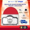Chậu đơn rửa bát Wonang WKJ08551 một hố inox 304 – Made In Korea