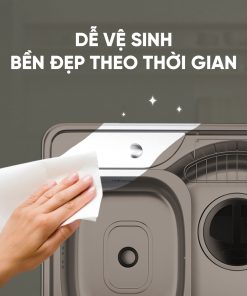 Chậu đơn rửa bát Wonang WKJ08551 một hố inox 304 – Made In Korea