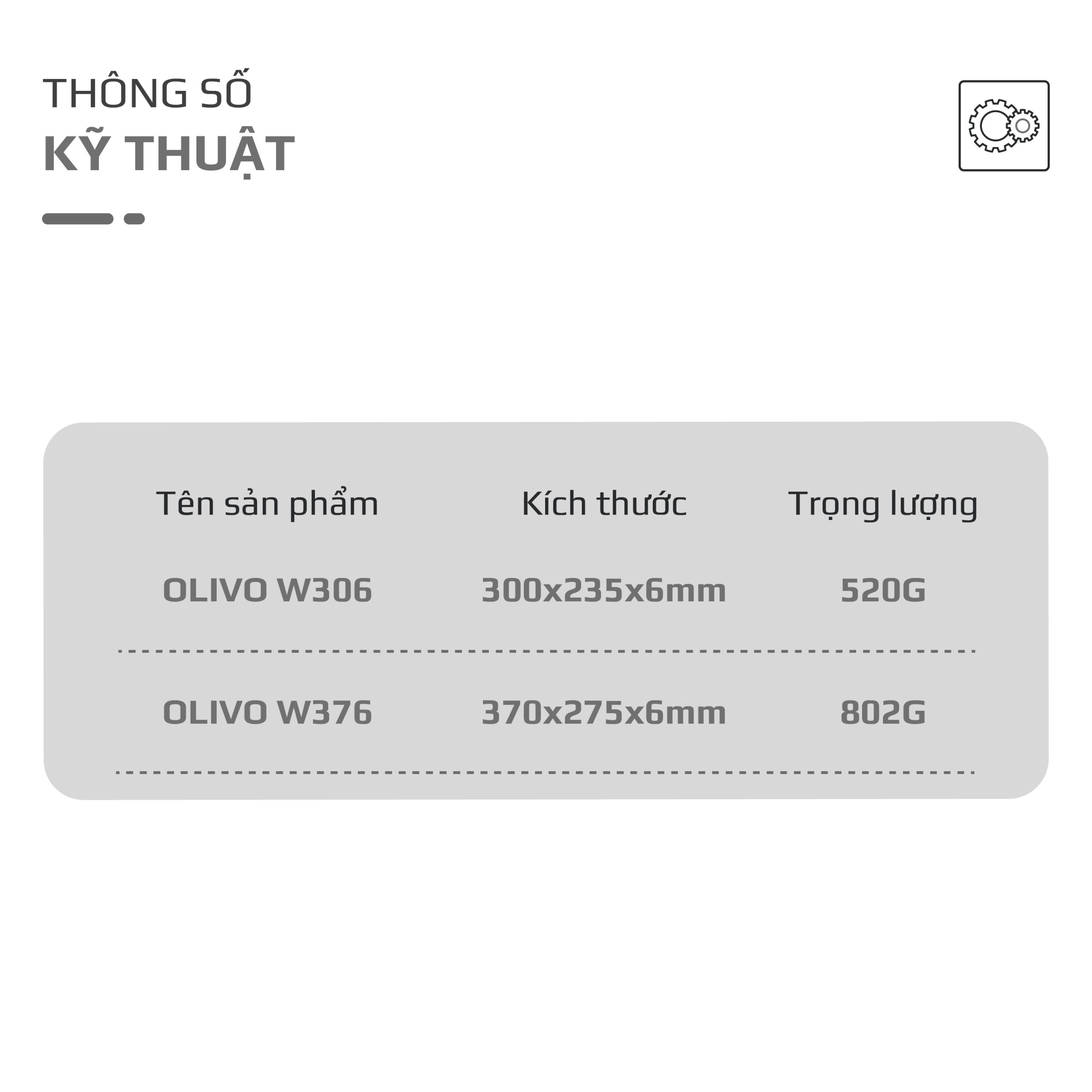 Thớt Gỗ OLIVO Wood Fiber W376