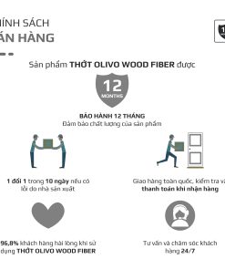 Thớt Gỗ OLIVO Wood Fiber W376