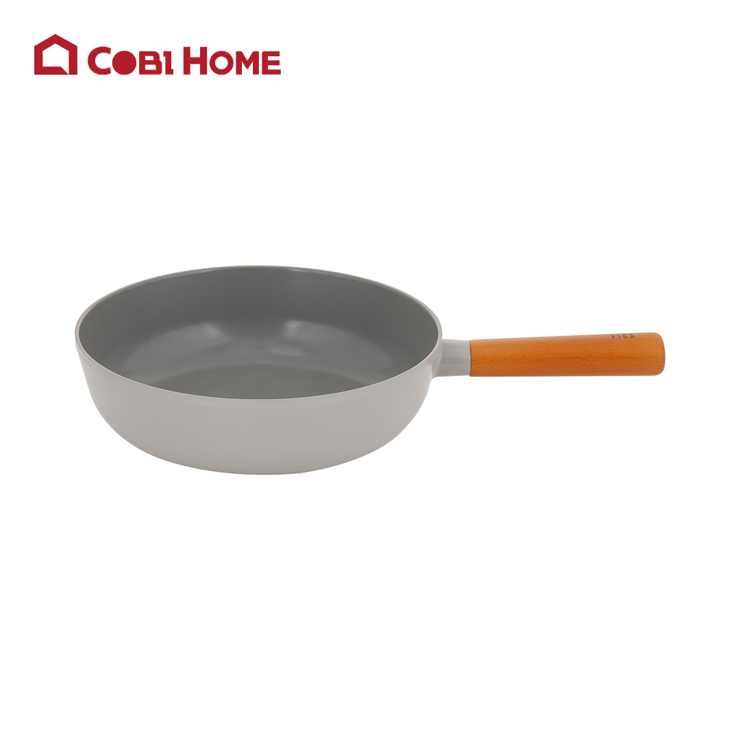 Chảo Hàn Quốc sâu lòng FIKA Reserve 26cm, đáy từ toàn bộ, màu xanh xám_365129