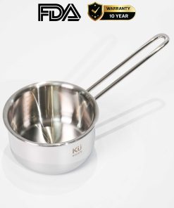 Chảo inox 316 12cm thành cao, cao cấp KUCHEN KU SP121316
