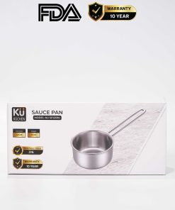 Chảo inox 316 12cm thành cao, cao cấp KUCHEN KU SP121316