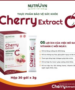 Cherry Extract bổ sung vitamin C tăng cường miễn dịch (30 gói)