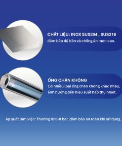 Máy nước nóng Năng lượng mặt trời TA-GO 200L (Phân phối từ khu vực Bình Định trở ra phía Bắc)