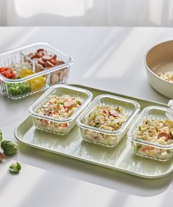 Hộp đựng thực phẩm thủy tinh 2 ngăn Wavelock V 630ML_364370