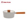 Quánh Hàn Quốc FIKA Object 18cm, đáy từ toàn bộ, nắp kính, màu xanh xám_365131