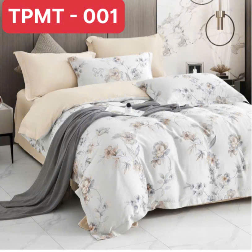 Combo mền chần vỏ gối Tencel 60s
