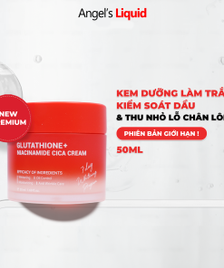 [NEW PREMIUM] Kem ANGEL’S LIQUID GLUTATHIONE PLUS NIACINAMIDE CICA CREAM hỗ trợ làm trắng, kiểm soát dầu & thu nhỏ lỗ chân lông (hộp 50ml)