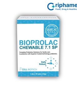 Viên nhai bổ sung lợi khuẩn Bioprolac chewable 7.1 SP (Hộp 30 viên)