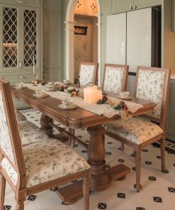 Ghế ăn CELESTINE Floral vải hoa hoạ tiết