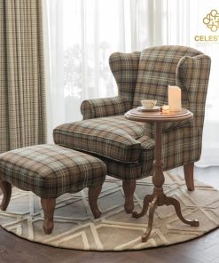 Bàn bên CELESTINE Fenchi Homme màu gỗ lộ tom