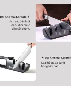 Dụng cụ mài dao 3 tầng Olivo KS1