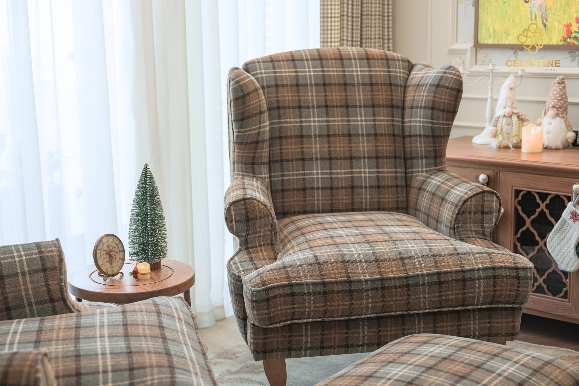 Bộ sản phẩm Góc thư giãn đôi CELESTINE Silver Love