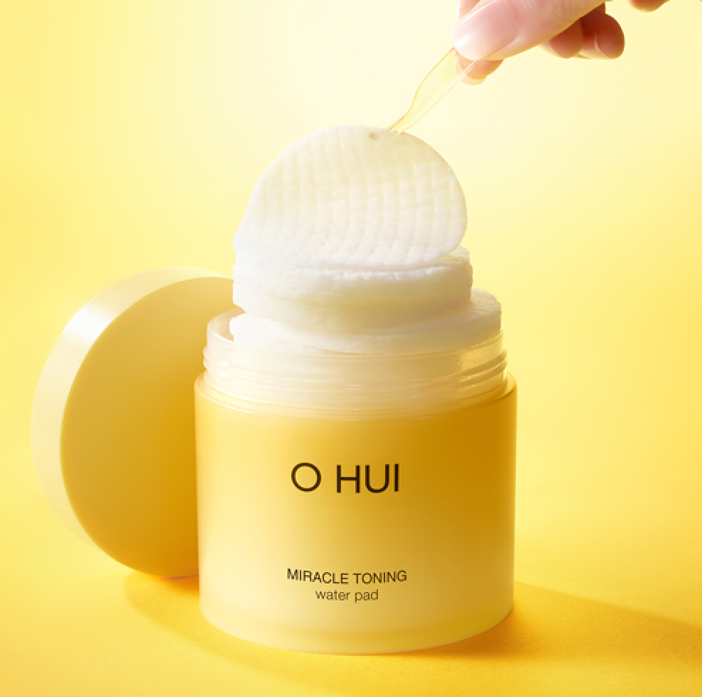 Miếng Pad 2 mặt bông OHUI tẩy tế bào chết dịu nhẹ và cung cấp dưỡng chất làm sáng da – 70 miếng