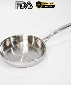 Chảo rán inox 316 22cm cao cấp KUCHEN KU FP221316