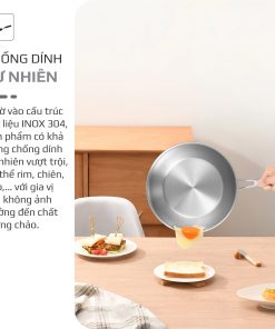 Chảo inox Olivo Steve 2485