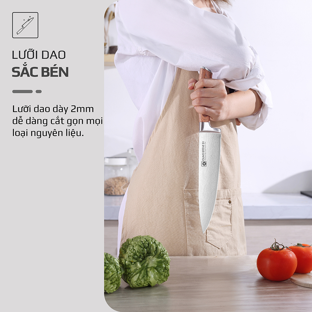 Bộ dao 3 món OLIVO Steve