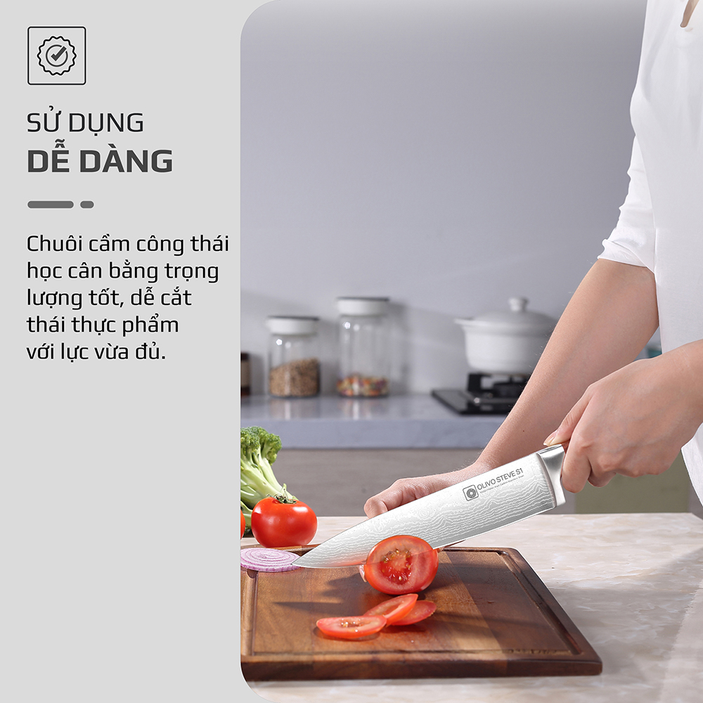 Bộ dao 3 món OLIVO Steve