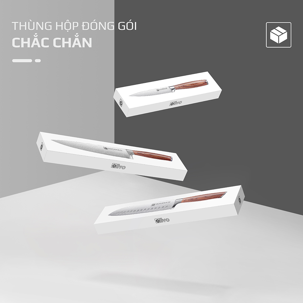 Bộ dao 3 món OLIVO Steve