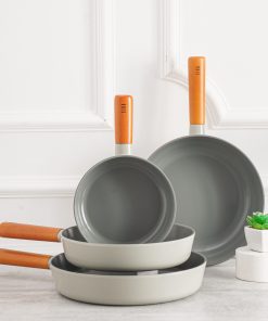 Chảo Hàn Quốc FIKA Reserve 24cm, đáy từ toàn bộ, màu xanh xám_365127