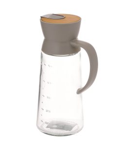 Bình dầu thủy tinh tự mở nắp có tay cầm, màu ngẫu nhiên dung tích 570ml_376065