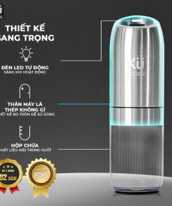 Máy xay tiêu-muối tự động KUCHEN KYMQ-63B