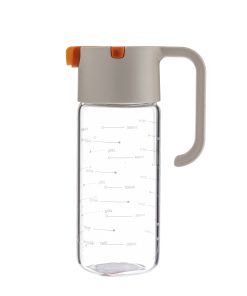 Bình dầu thủy tinh tự mở nắp có tay cầm dung tích 600ml có chia dung tích_376072