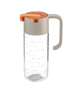 Bình dầu thủy tinh tự mở nắp có tay cầm dung tích 600ml có chia dung tích_376072