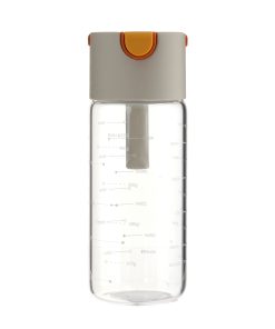 Bình dầu thủy tinh tự mở nắp có tay cầm dung tích 600ml có chia dung tích_376072