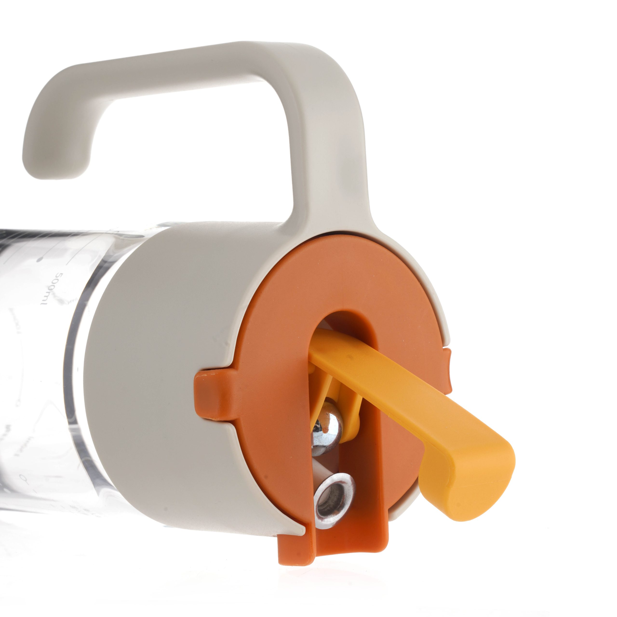 Bình dầu thủy tinh tự mở nắp có tay cầm dung tích 600ml có chia dung tích_376072